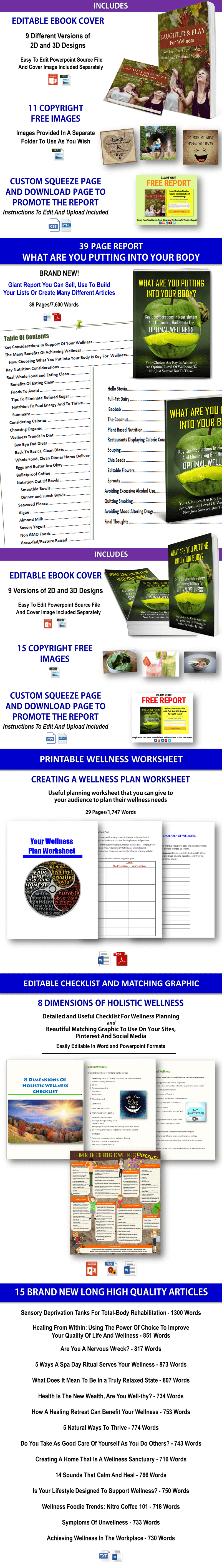 Giant Wellness PLR Bundle