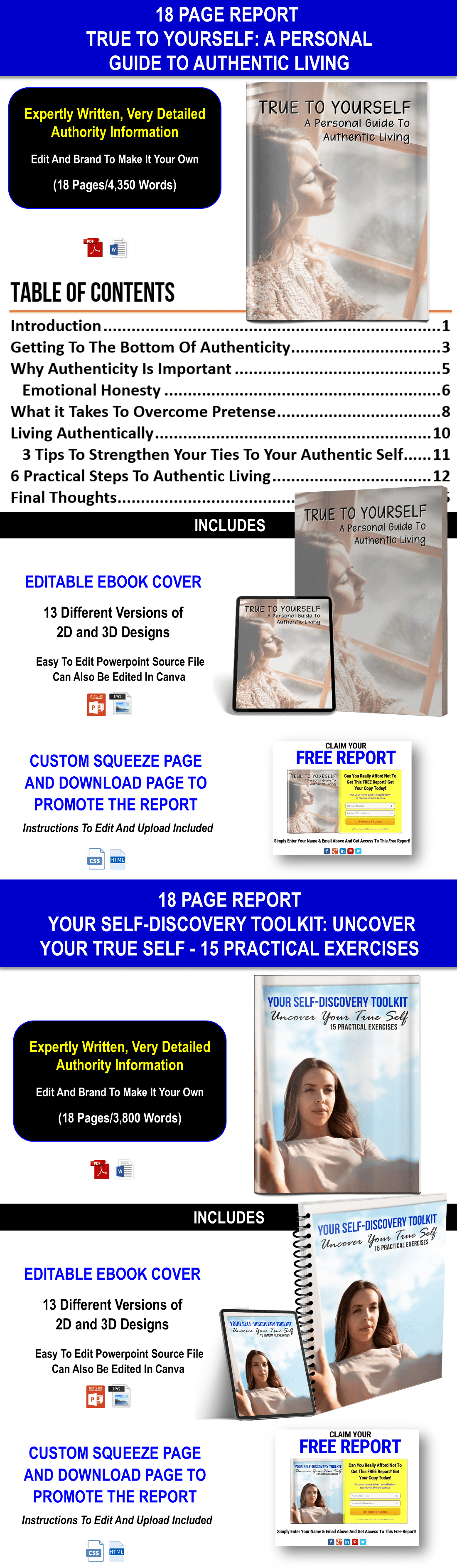 Life's Aha Moments And Their Insights Content Pack with PLR Rights