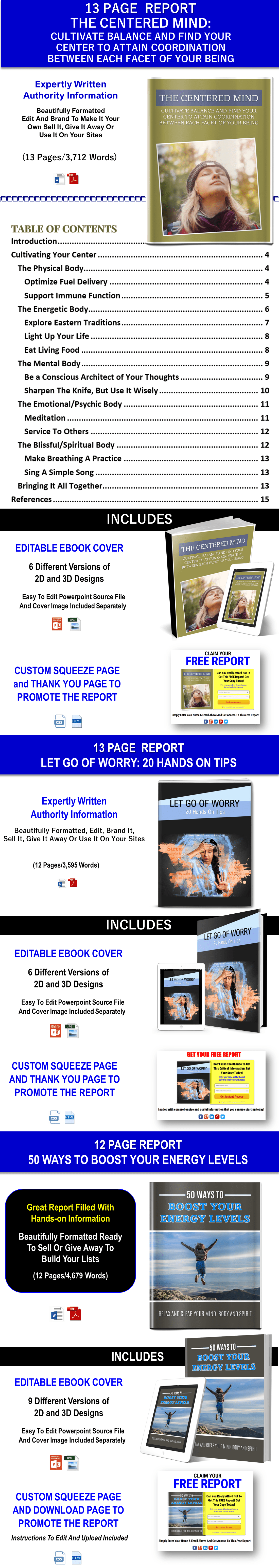 Turn On Your Energy Switch – Secrets To Mental And Physical Vitality Content with PLR Rights