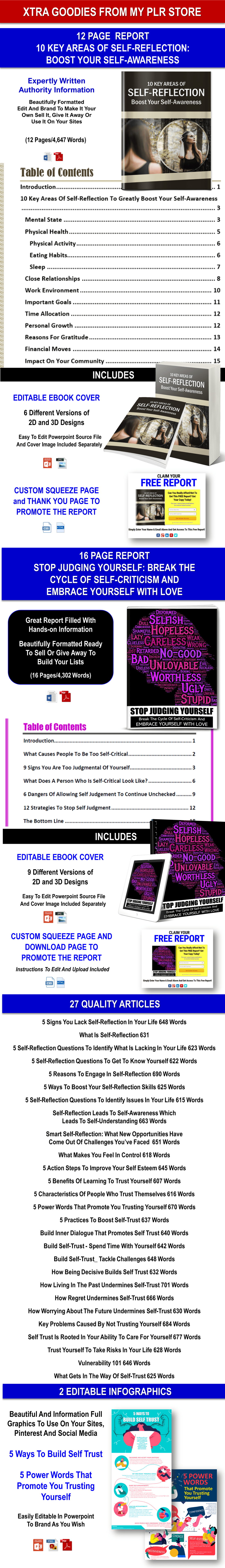 Life Lessons And Learning About You Content Pack with PLR Rights