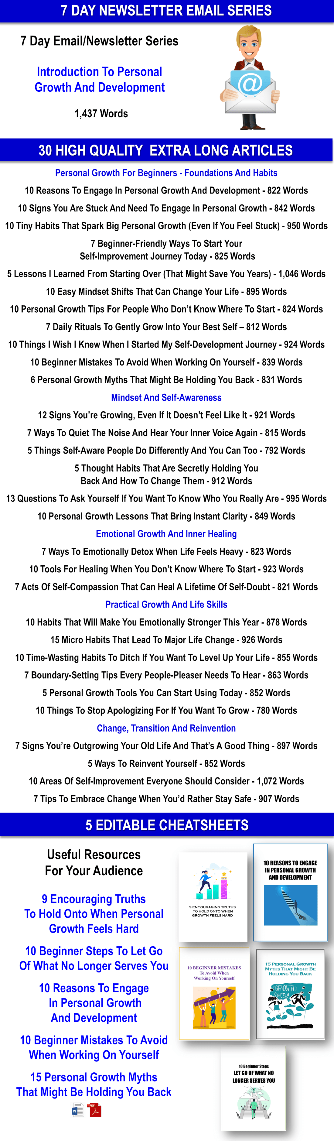 Reach Higher - 201 Ways To Engage In Personal Growth And Development Content With PLR Rights