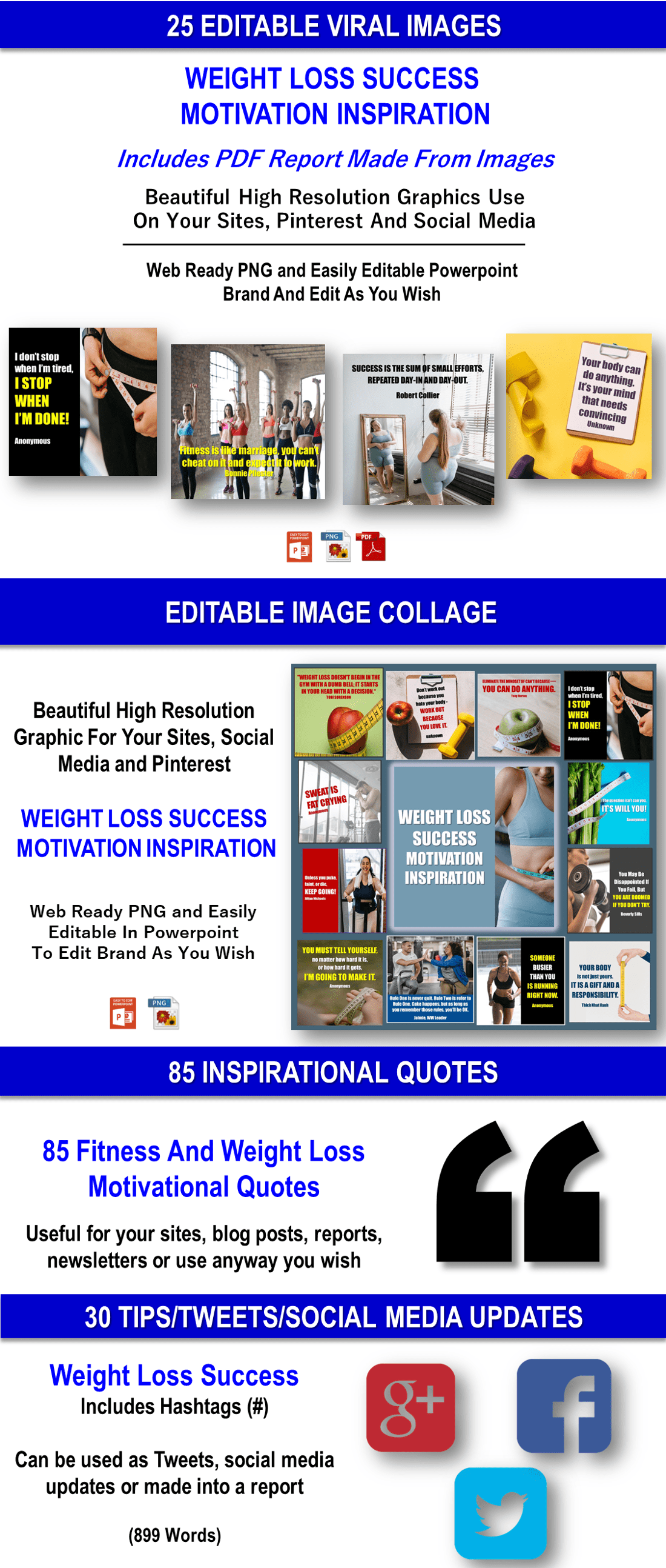 Weight Loss Success - 340 Positive Affirmations And Guided Meditations Giant Content Pack PLR Rights