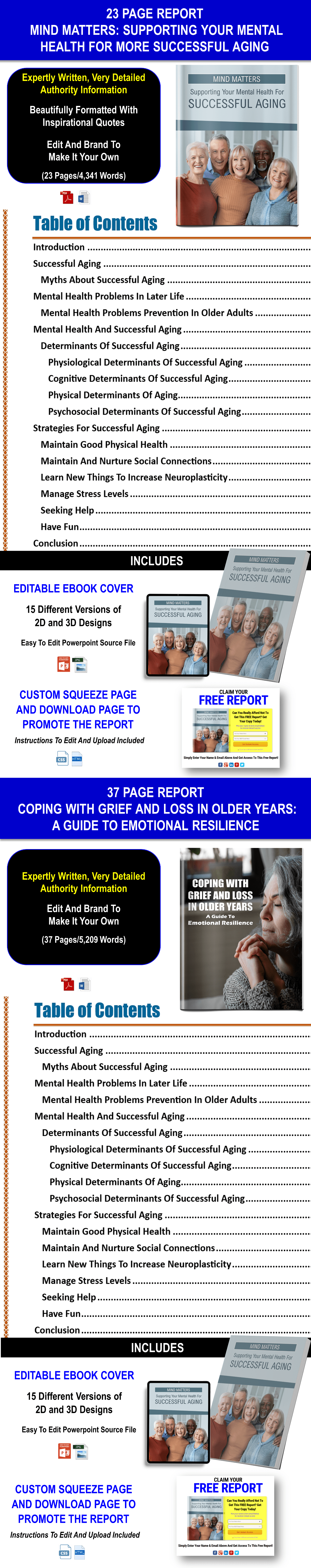 Redefine Aging – Adopt The Age Is Just A Number Mindset Giant Content Pack with PLR Rights