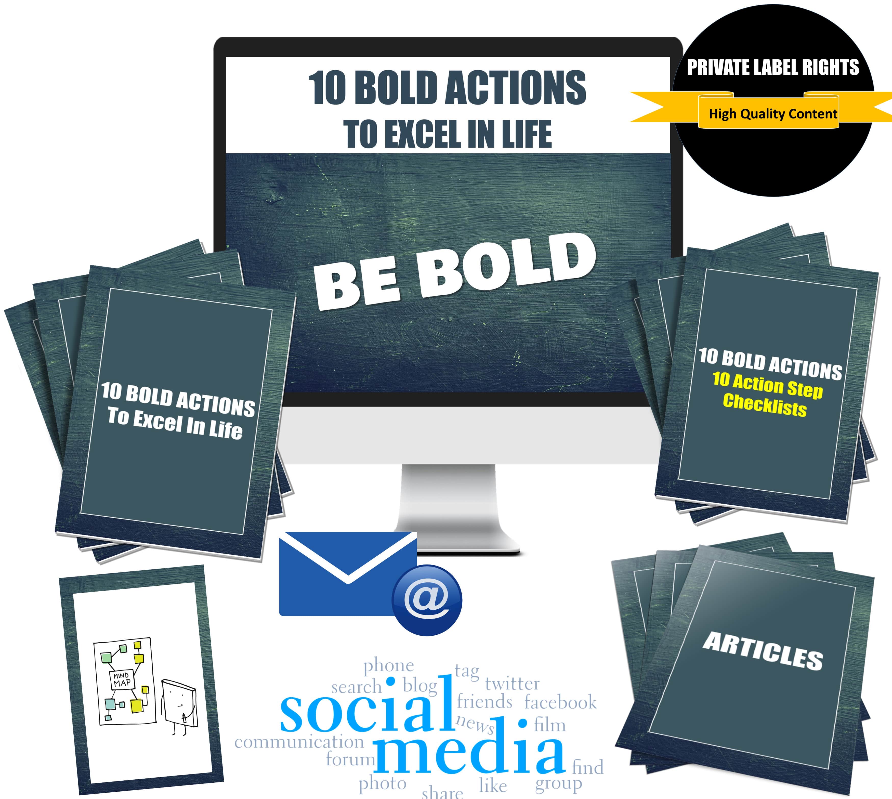10 Bold Actions To Excel In Life Content With PLR Rights