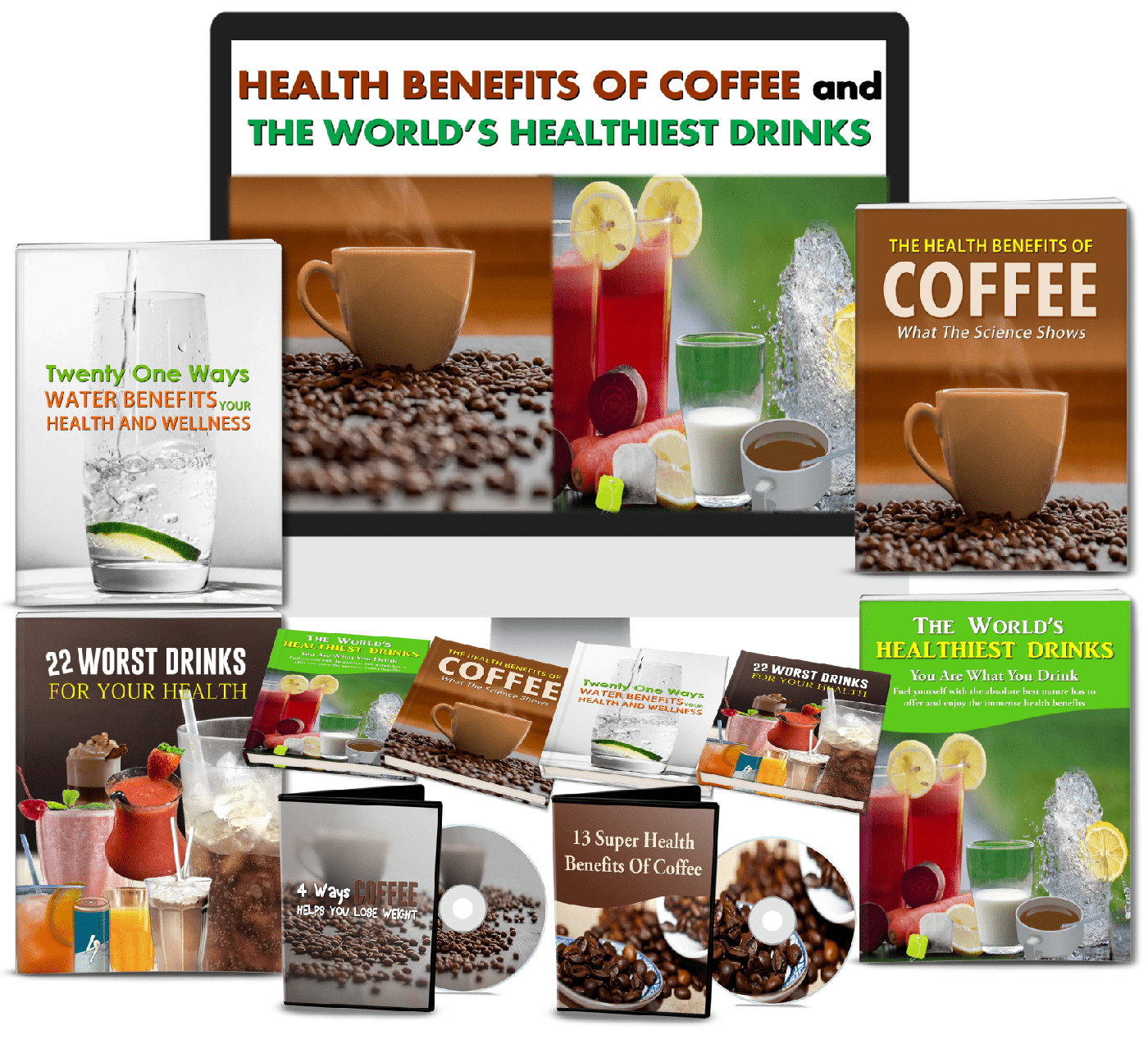 Coffee Health Benefits And Healthy Drinks PLR Bundle
