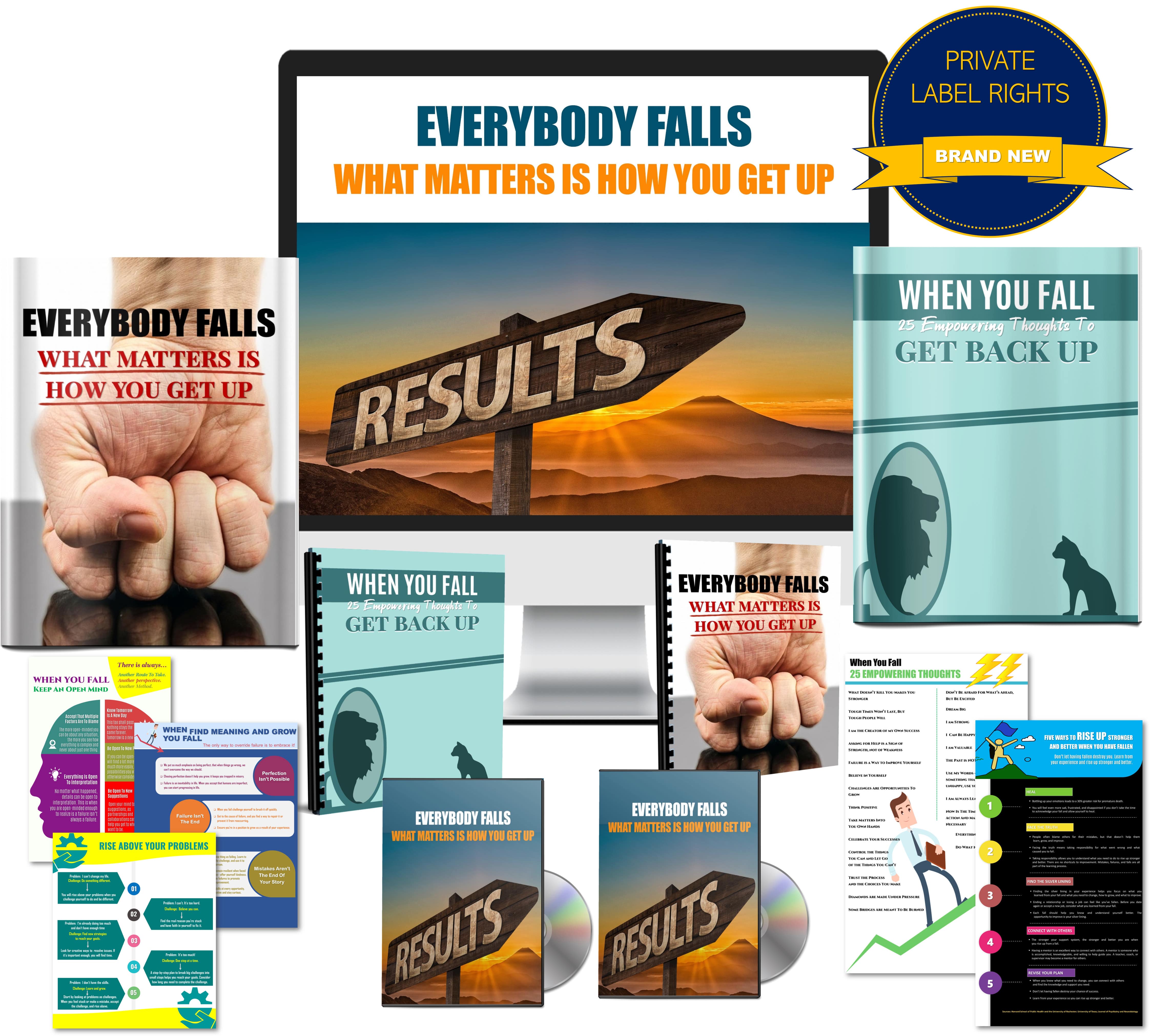 Everybody Falls What Matters Is How You Get Up with PLR Rights