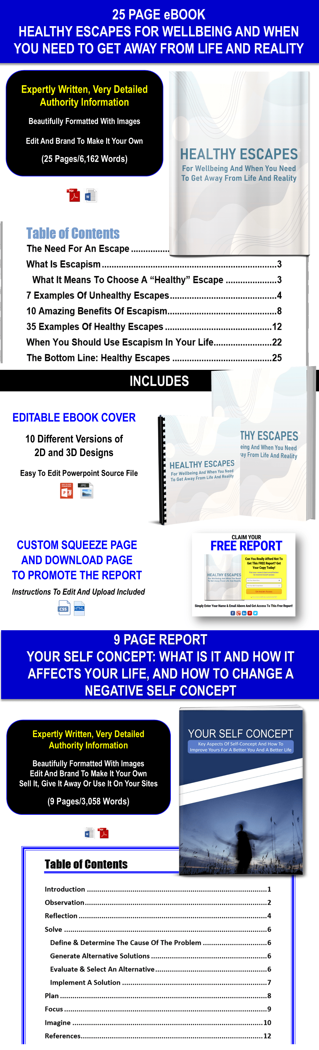 Renew. Restore. Recharge. Mental Health Days: 12 Healing Plans For Mind, Body And Spirit Content With PLR Rights