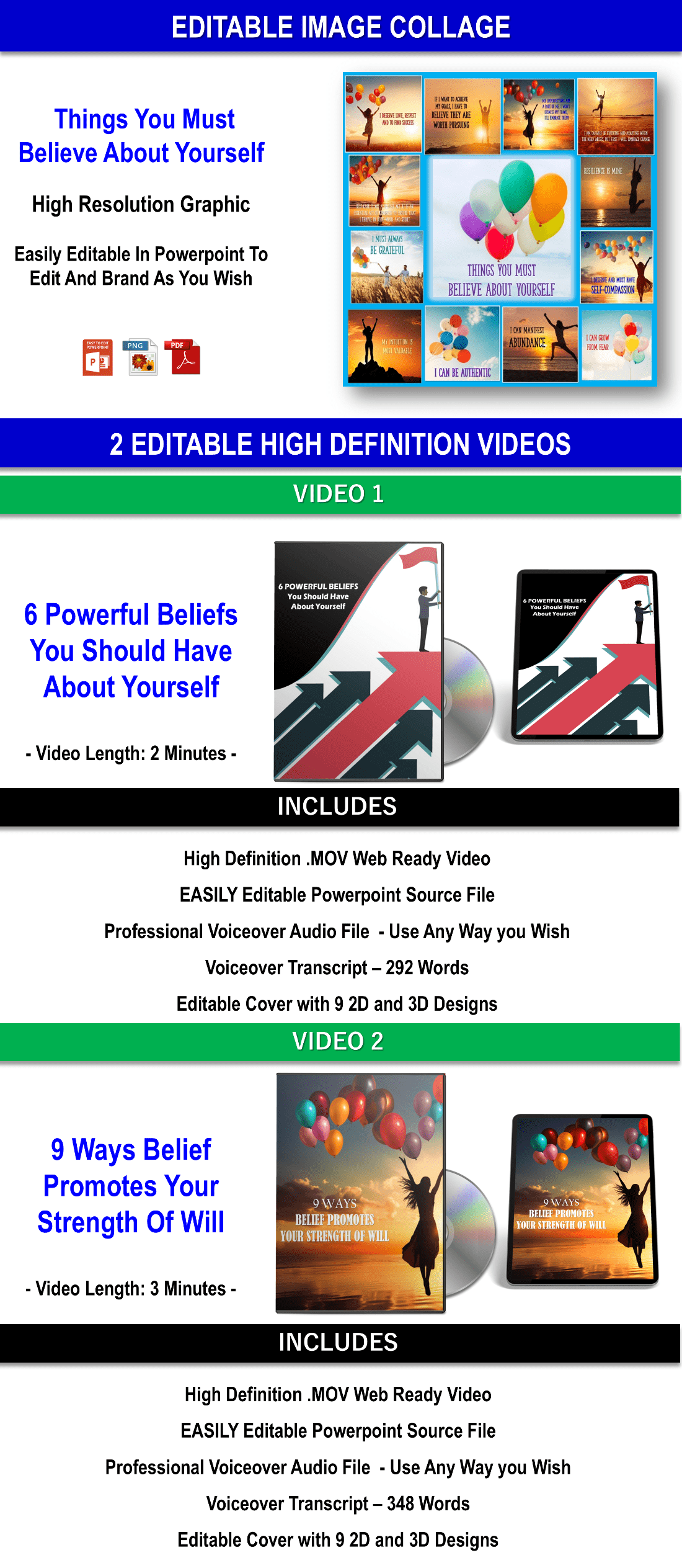 AWAKEN YOUR INNER GIANT: 400 AFFIRMATIONS AND 4 GUIDED MEDITATIONS CONTENT PACK WITH PLR RIGHTS