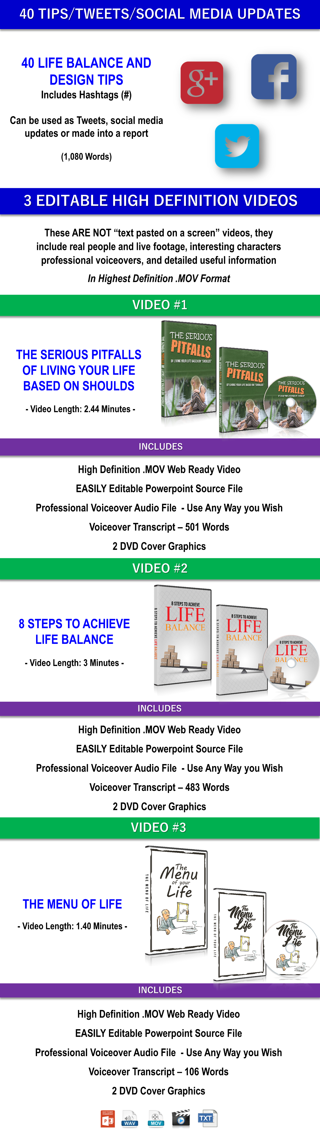 Personal Development/Life Balance PLR