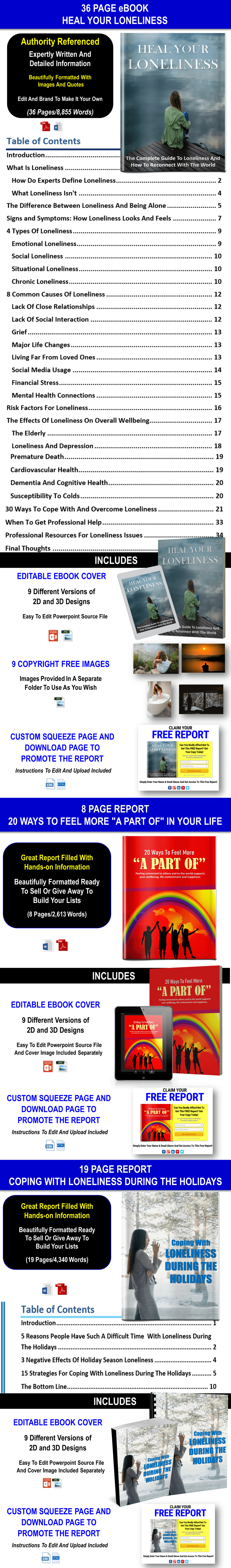 Heal Your Loneliness Giant PLR