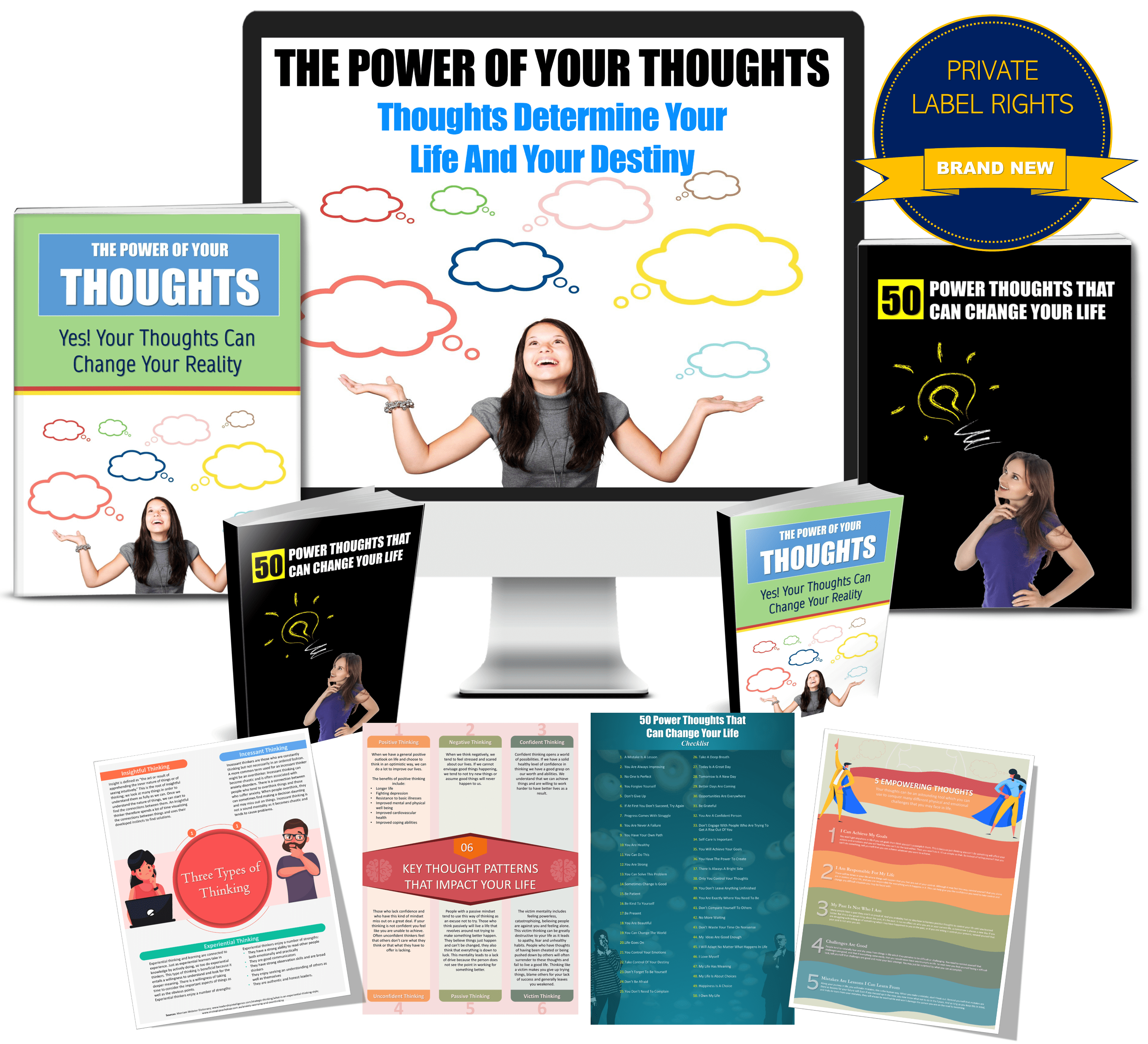 THE POWER OF YOUR THOUGHTS Content Pack With Private Label Rights