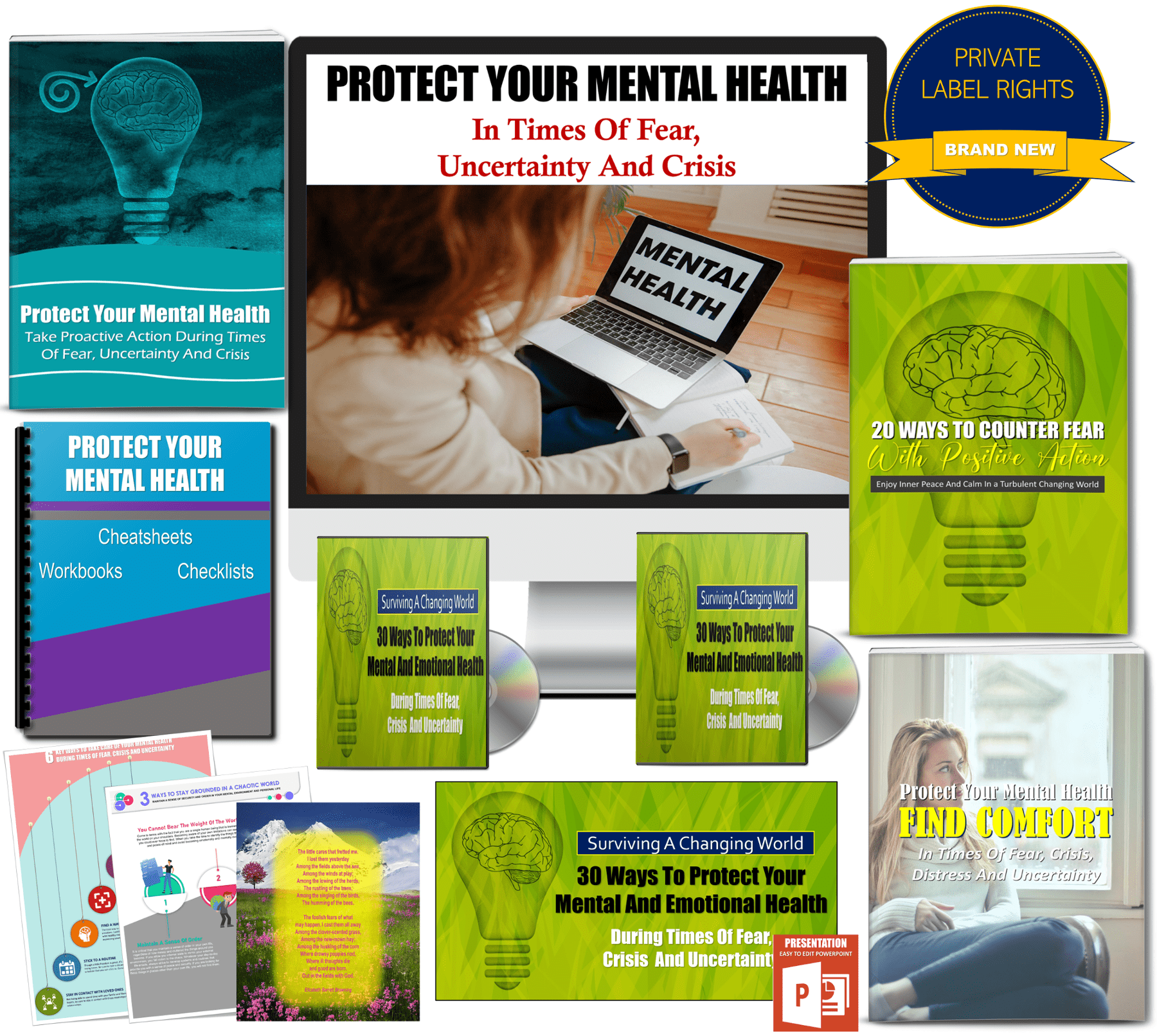 Survive A Changing World: Protect Your Mental Health In Times Of Fear, Crisis And Uncertainty Content With PLR Rights