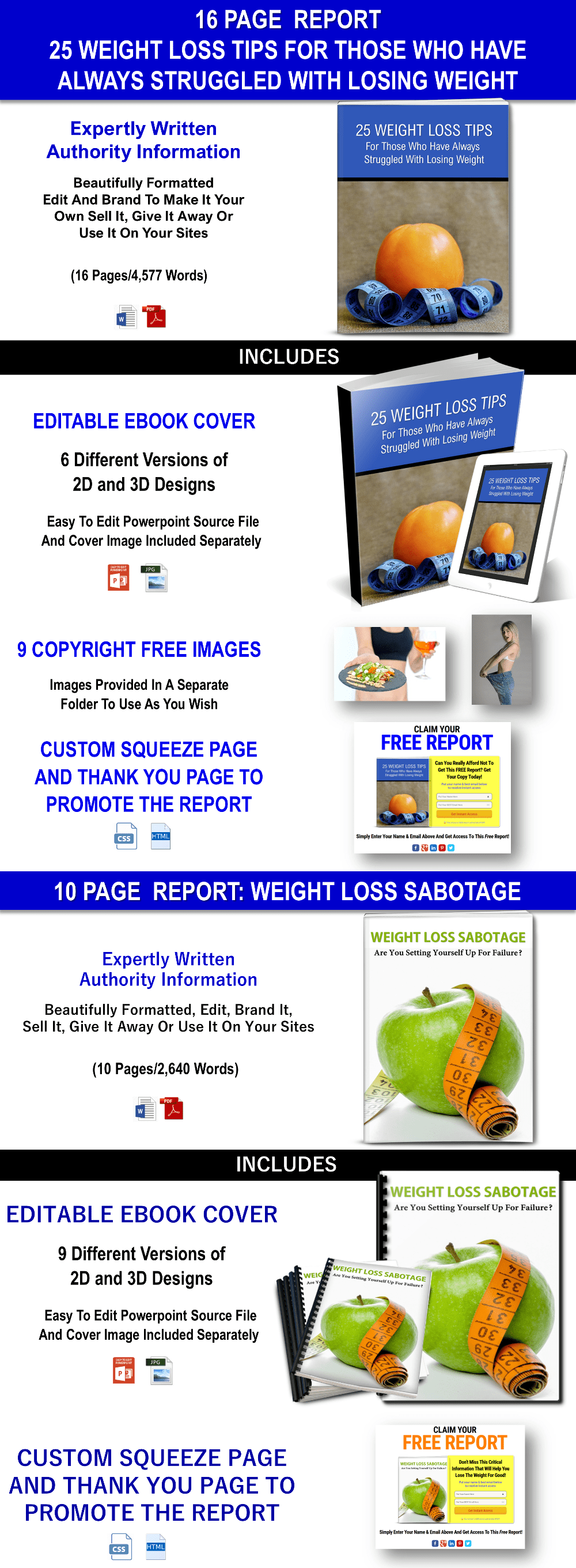 12 Lesson Course: Your Journey To Permanent Weight Loss Content Pack WITH PLR RIGHTS