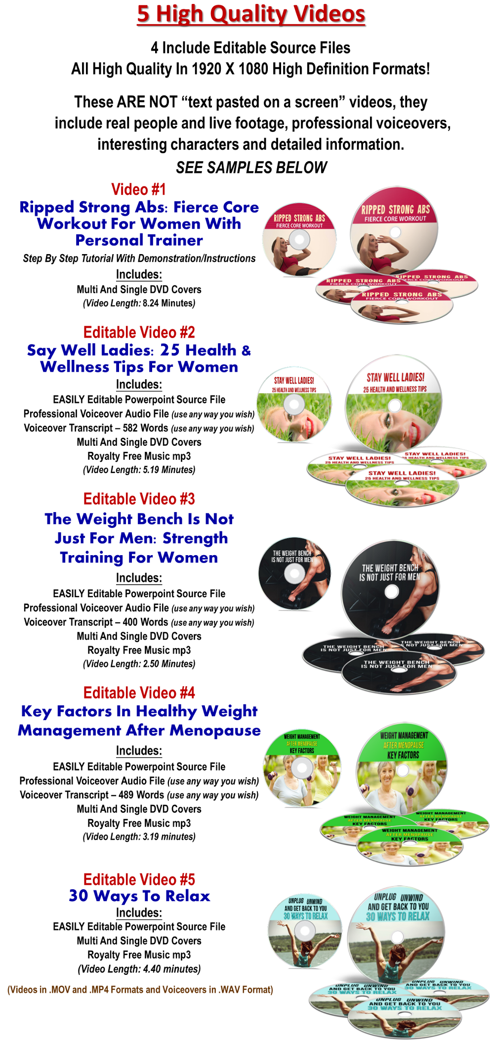 Women's Health/Fitness Giant PLR